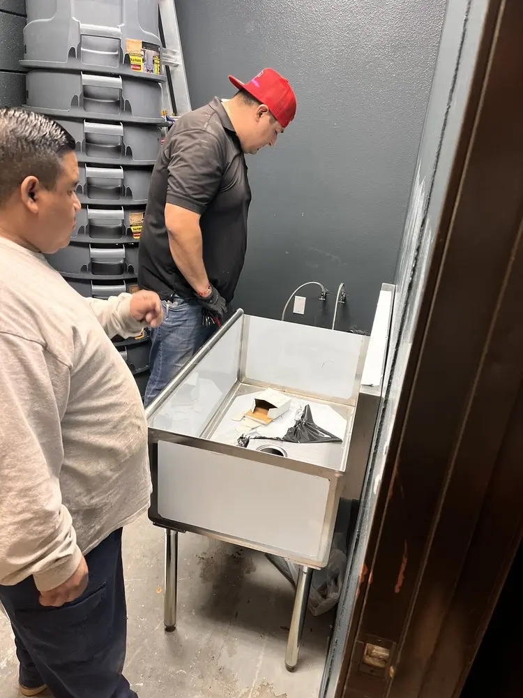 Commercial plumbing and sink installation in Fair Haven